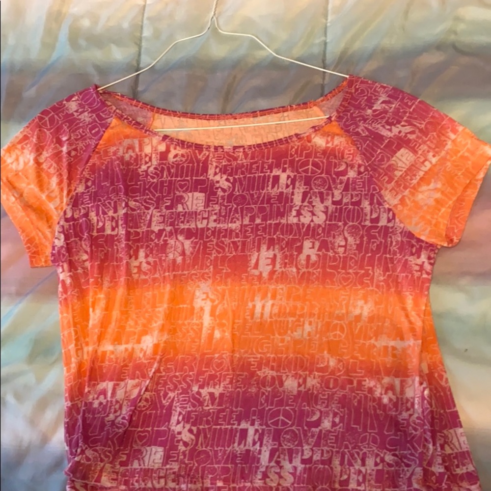 Neon crop top